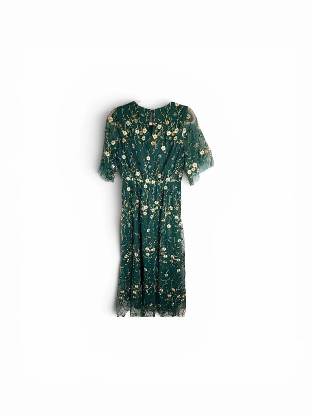 Baltic Born Emerald Green Floral Embroidered Maxi Dress - Picture 4 of 4
